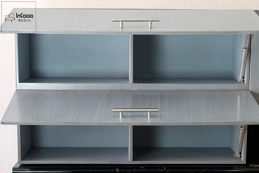 InCassa Muebles Edomex mueblería CDMX Cocina integral CANNES 2.40m diseñada para PARRILLA 4