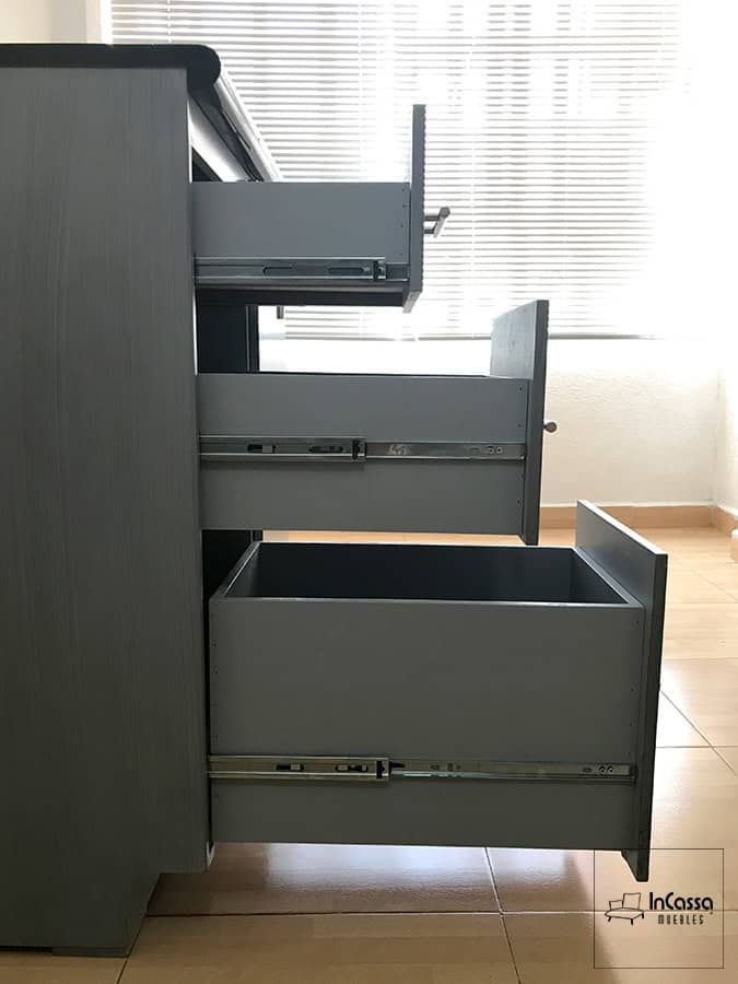 InCassa Muebles Edomex mueblería CDMX Cocina integral CANNES 2.40m diseñada para ESTUFA 7