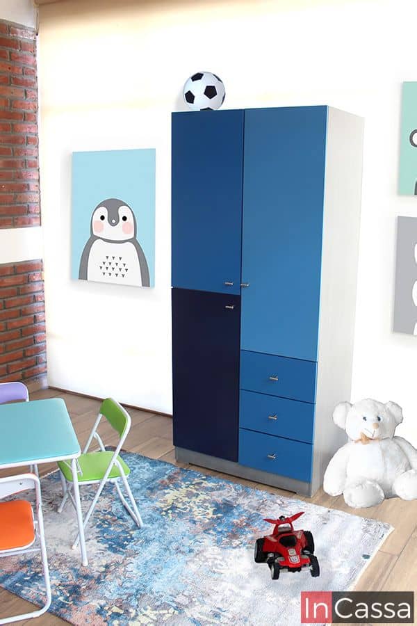InCassa Muebles Edomex mueblería CDMX Guardarropa Infantil Modelo CARSON 2