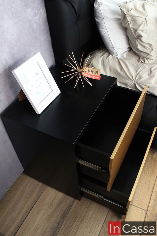 Recámara tapizada Capitoné Modelo CARTIER