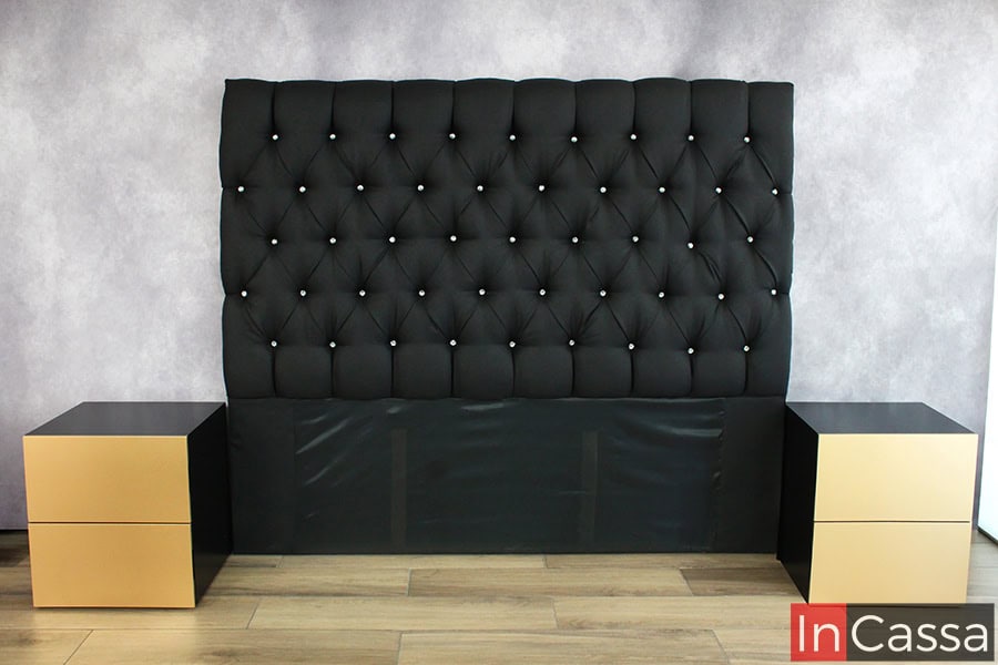 Recámara tapizada Capitoné Modelo CARTIER