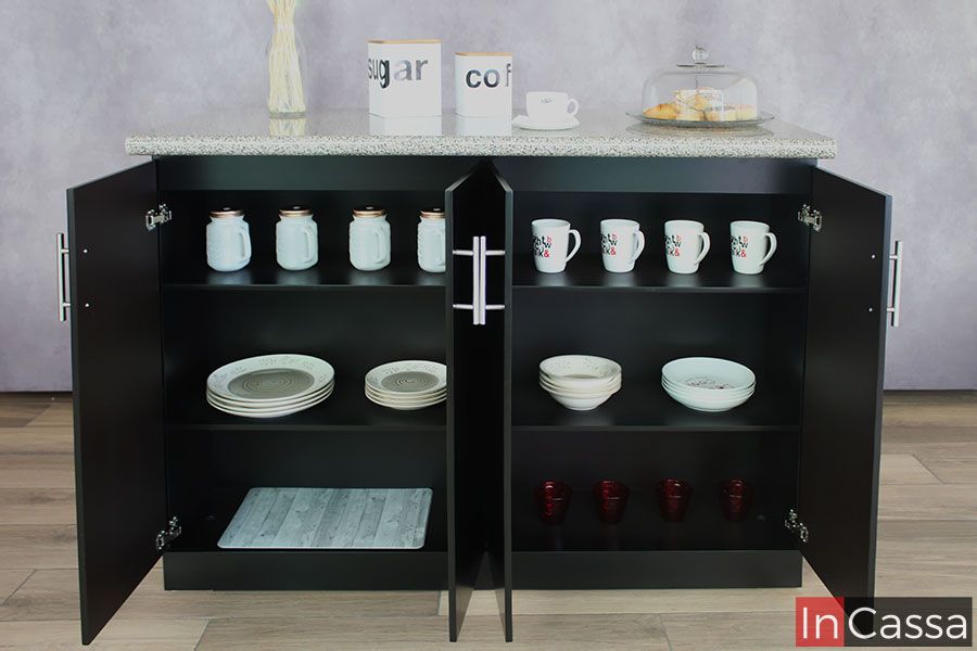 InCassa Muebles Edomex mueblería CDMX Barra para Cocina Modelo CHIGNAHUAPAN 3