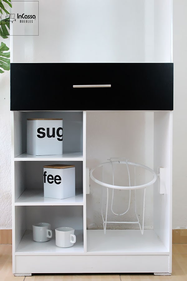 InCassa Muebles Edomex mueblería CDMX Porta Microondas Modelo CORUÑA 6