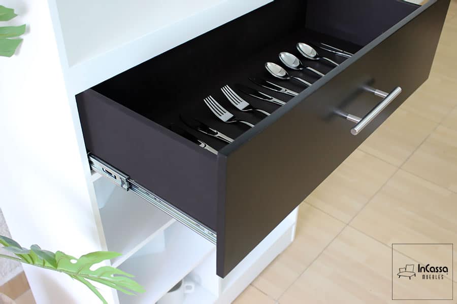 InCassa Muebles Edomex mueblería CDMX Porta Microondas Modelo CORUÑA 7