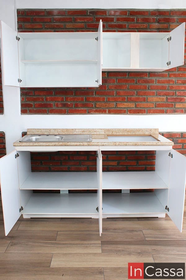 Cocina integral COTIJA 1.70m diseñada para PARRILLA