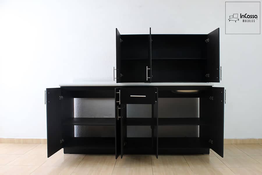 InCassa Muebles Edomex mueblería CDMX Cocina integral CUBA 1.90m diseñada para PARRILLA 2