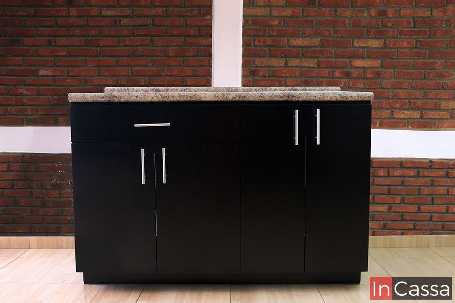 InCassa Muebles Edomex mueblería CDMX Cocina integral CURITIBA 1.40m diseñada para PARRILLA 5