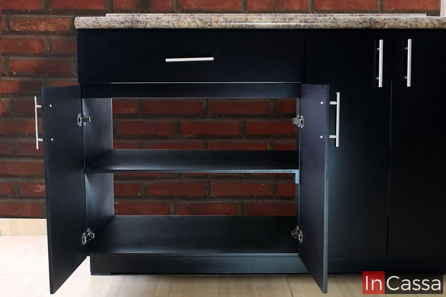 InCassa Muebles Edomex mueblería CDMX Cocina integral CURITIBA 1.40m diseñada para PARRILLA 6