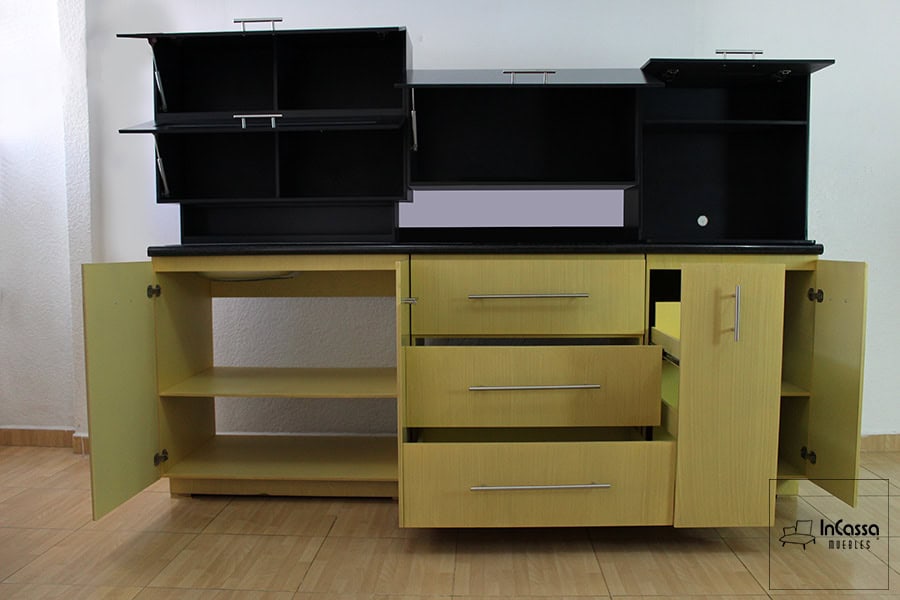 InCassa Muebles Edomex mueblería CDMX Cocina integral DRAGOR 2.30m para PARRILLA 2