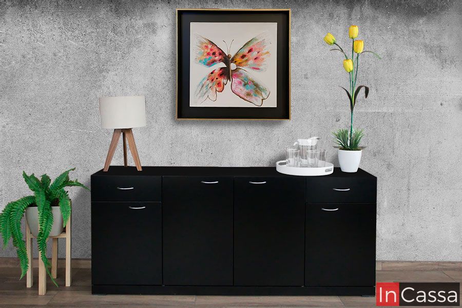 InCassa Muebles Edomex mueblería CDMX Bufetero Minimalista Modelo DALLAS 1