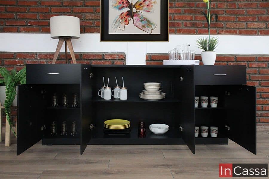 InCassa Muebles Edomex mueblería CDMX Bufetero Minimalista Modelo DALLAS 2