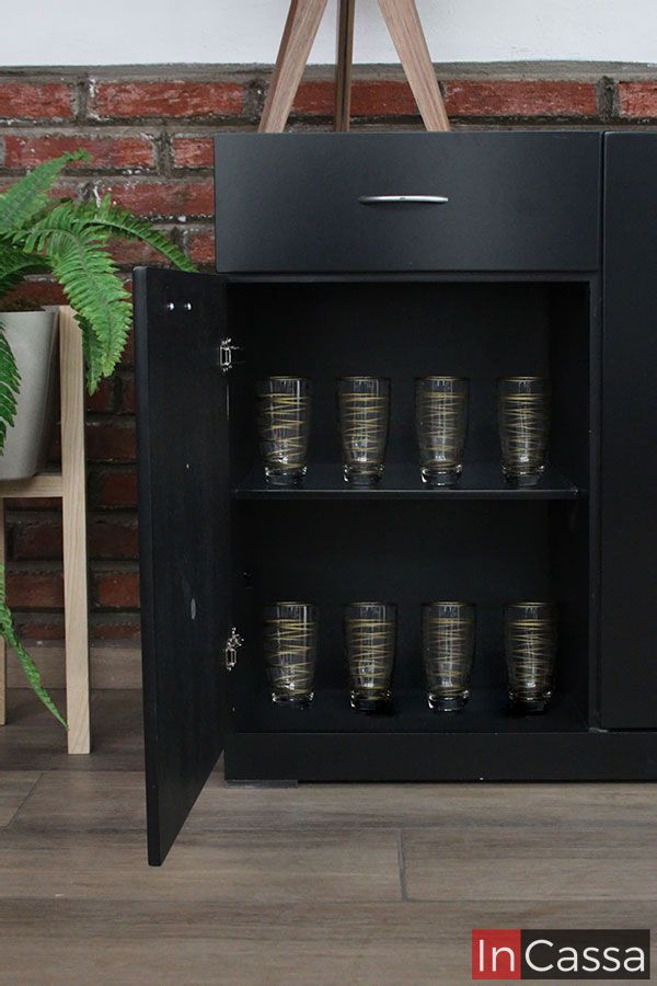 InCassa Muebles Edomex mueblería CDMX Bufetero Minimalista Modelo DALLAS 4