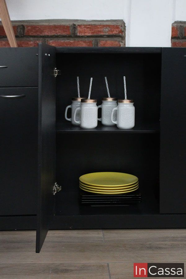 InCassa Muebles Edomex mueblería CDMX Bufetero Minimalista Modelo DALLAS 5