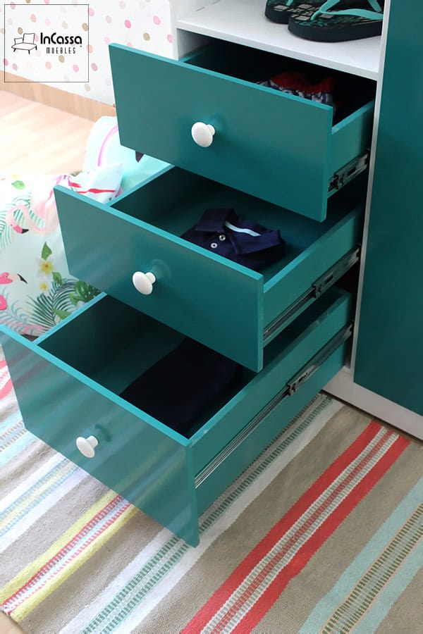 InCassa Muebles Edomex mueblería CDMX Guardarropa Infantil Modelo DENVER 3
