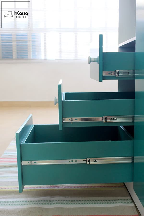 InCassa Muebles Edomex mueblería CDMX Guardarropa Infantil Modelo DENVER 4