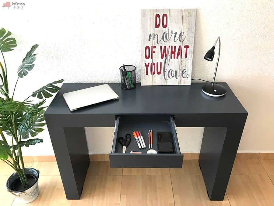 InCassa Muebles Edomex mueblería CDMX Escritorio Clásico Modelo DERRY con Cajón 8