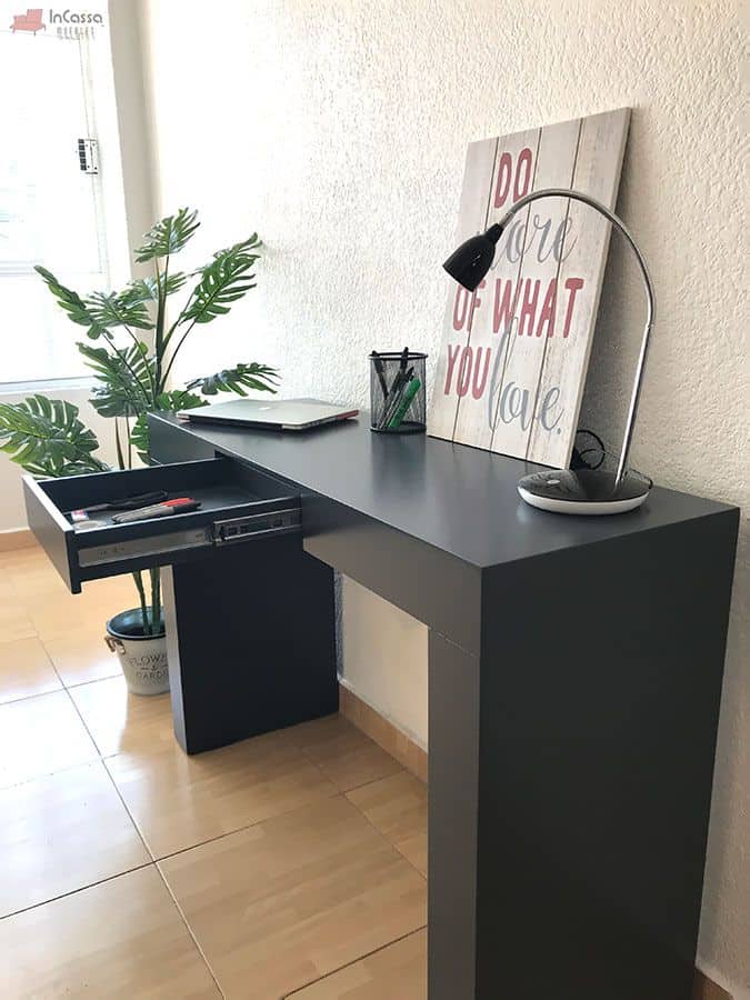 InCassa Muebles Edomex mueblería CDMX Escritorio Clásico Modelo DERRY con Cajón 5