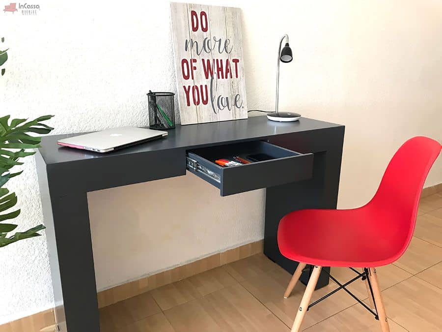 InCassa Muebles Edomex mueblería CDMX Escritorio Clásico Modelo DERRY con Cajón 4