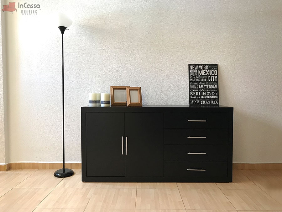InCassa Muebles Edomex mueblería CDMX Bufetero Minimalista Modelo DOHA 1