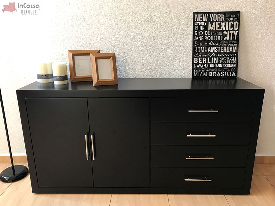 InCassa Muebles Edomex mueblería CDMX Bufetero Minimalista Modelo DOHA 3