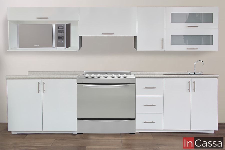 InCassa Muebles Edomex mueblería CDMX Cocina integral DOMINICA 3m diseñada para ESTUFA 1
