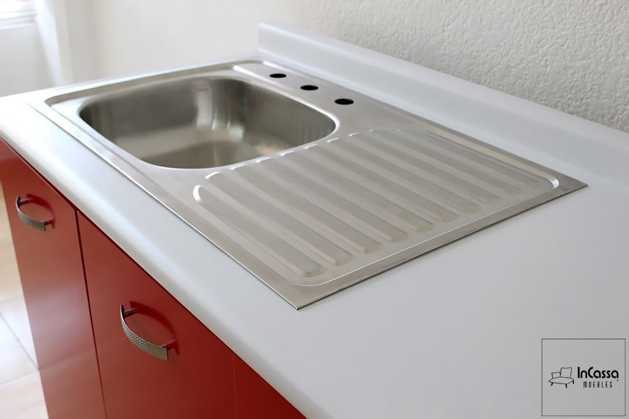 InCassa Muebles Edomex mueblería CDMX Cocina integral DURBAN 2.40m diseñada para ESTUFA 7