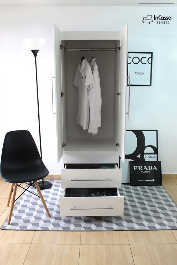 InCassa Muebles Edomex mueblería CDMX Guardarropa Modelo EDIMBURGO 3