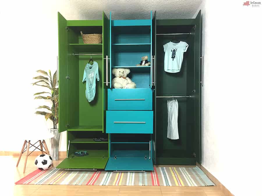 InCassa Muebles Edomex mueblería CDMX Clóset Infantil Modelo EGIPTO KIDS 2