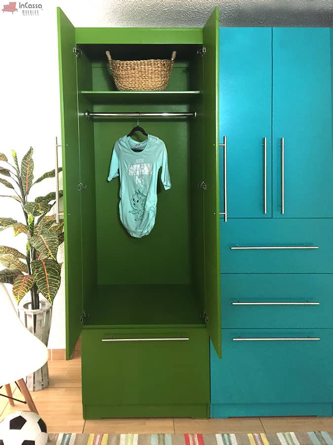 InCassa Muebles Edomex mueblería CDMX Clóset Infantil Modelo EGIPTO KIDS 3