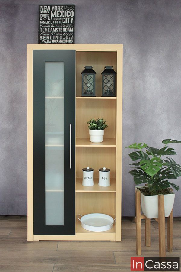 InCassa Muebles Edomex mueblería CDMX Vitrina Minimalista Modelo ENCARNACIÓN 1