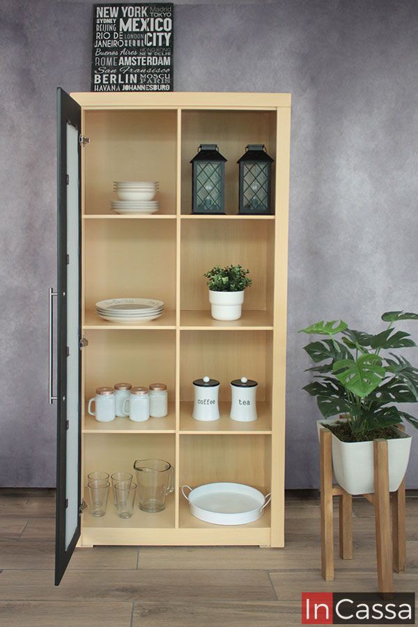 InCassa Muebles Edomex mueblería CDMX Vitrina Minimalista Modelo ENCARNACIÓN 2