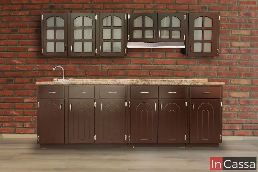 InCassa Muebles Edomex mueblería CDMX Cocina integral ENSENADA 2.40m diseñada para PARRILLA 1