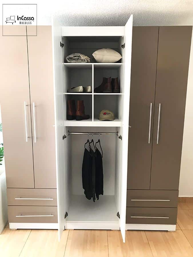 InCassa Muebles Edomex mueblería CDMX Clóset Modelo ESPARTA 6