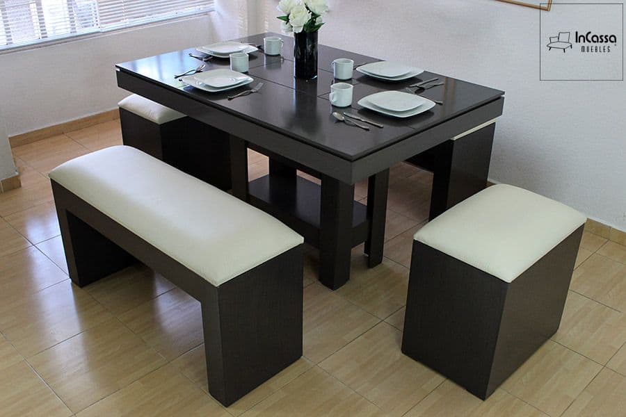 InCassa Muebles Edomex mueblería CDMX Antecomedor Modelo ESTOCOLMO 6