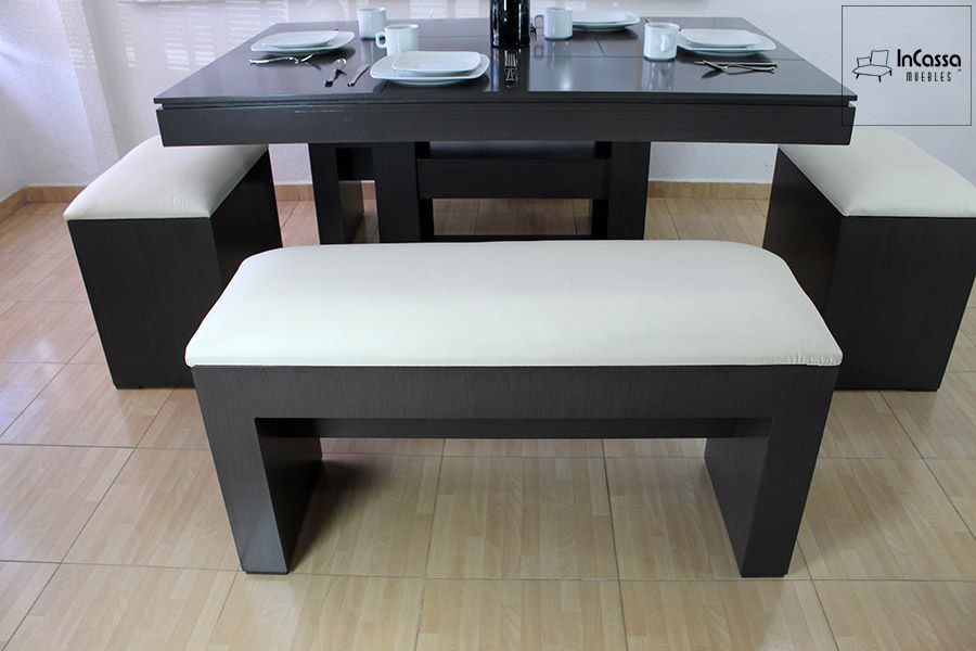 InCassa Muebles Edomex mueblería CDMX Antecomedor Modelo ESTOCOLMO 7