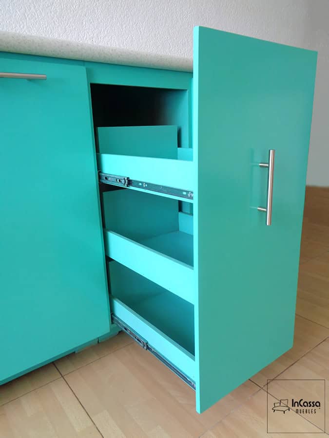 InCassa Muebles Edomex mueblería CDMX Cocina integral FÁTIMA 1.90m diseñada para PARRILLA 6