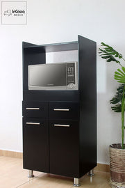 InCassa Muebles Edomex mueblería CDMX Alacena para Microondas Modelo FERRARA 1