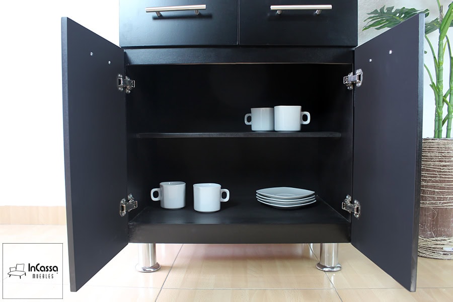 InCassa Muebles Edomex mueblería CDMX Alacena para Microondas Modelo FERRARA 6