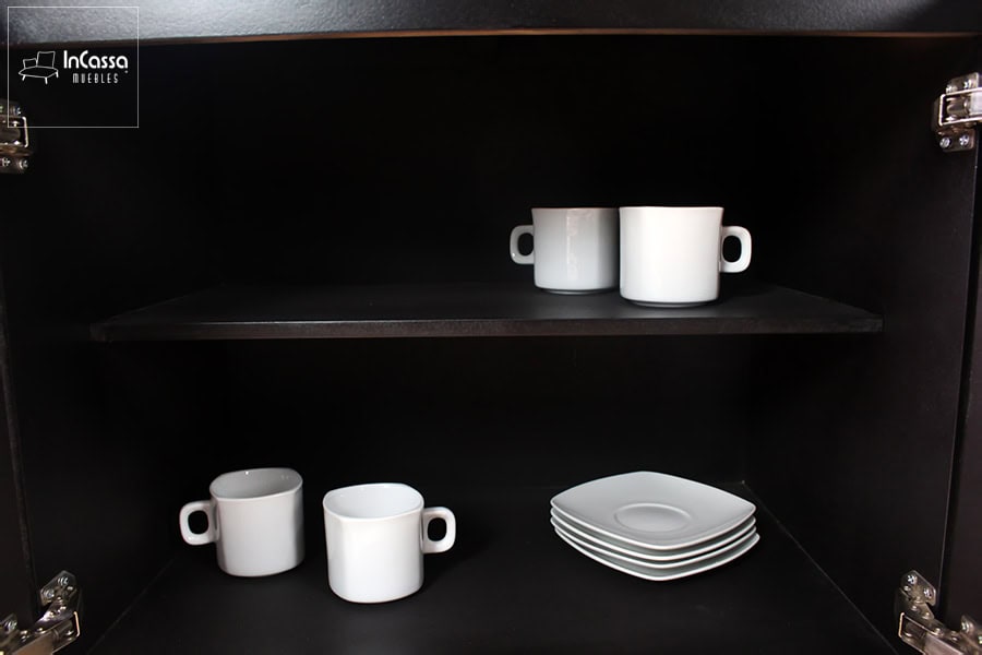 InCassa Muebles Edomex mueblería CDMX Alacena para Microondas Modelo FERRARA 7