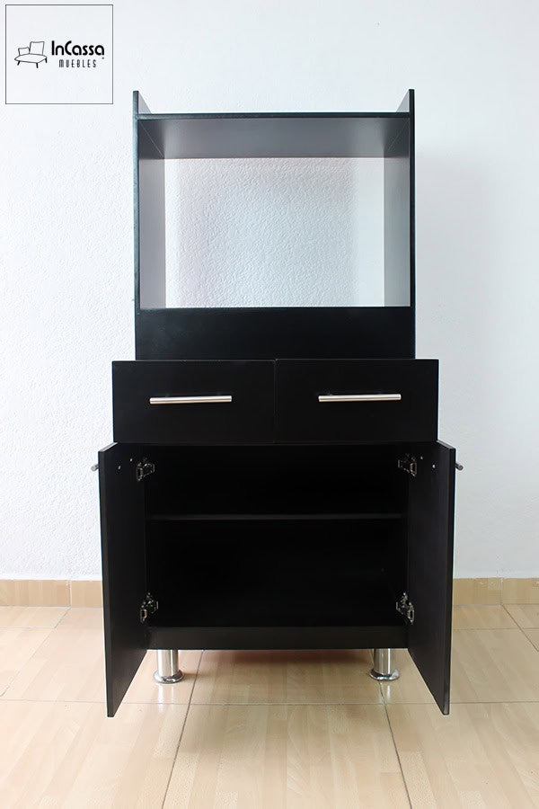 InCassa Muebles Edomex mueblería CDMX Alacena para Microondas Modelo FERRARA 2