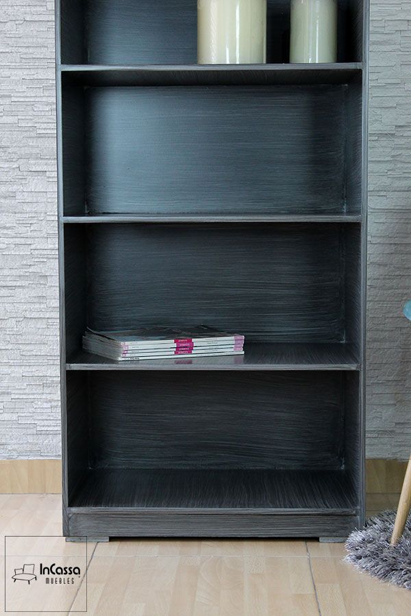 InCassa Muebles Edomex mueblería CDMX Librero Modelo FIJI 5