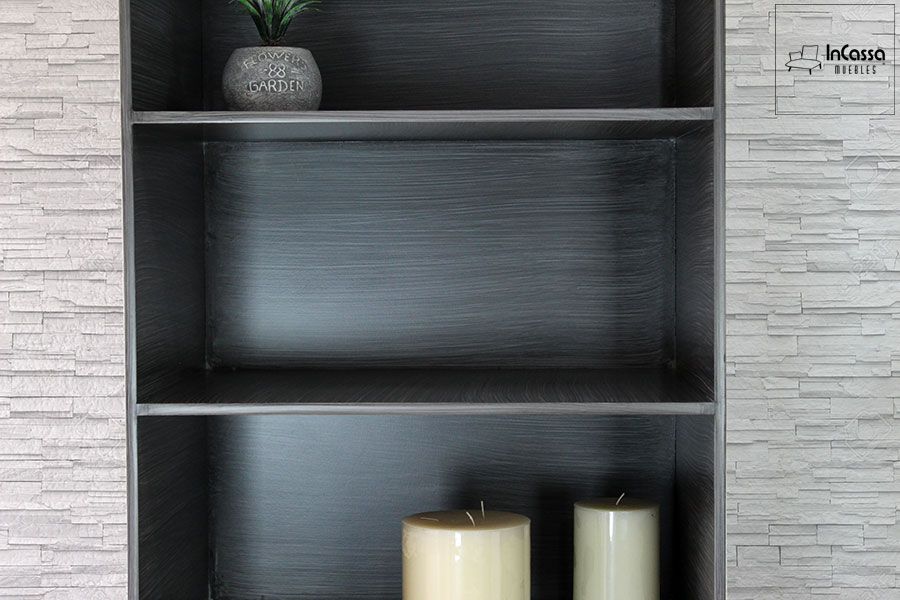 InCassa Muebles Edomex mueblería CDMX Librero Modelo FIJI 6