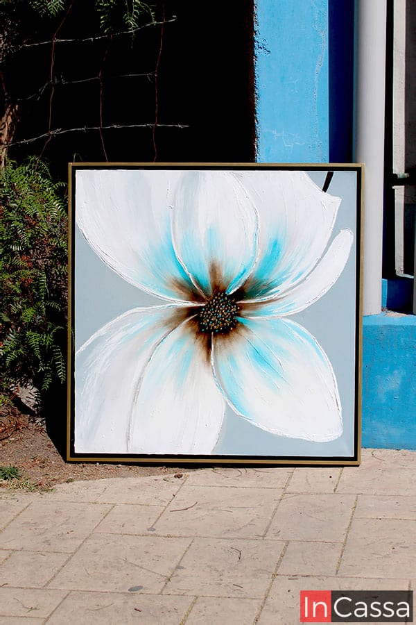 InCassa Muebles Edomex mueblería CDMX Cuadro decorativo Flor sosiega 1