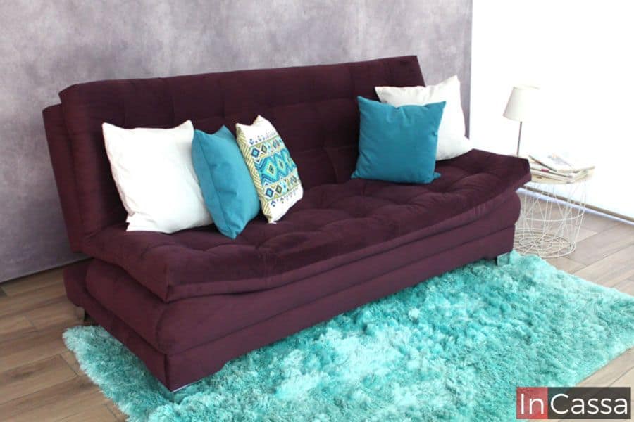 InCassa Muebles Edomex mueblería CDMX Sofá Cama - Futon Modelo FLORENCIA 48