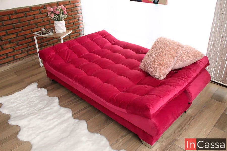 InCassa Muebles Edomex mueblería CDMX Sofá Cama - Futon Modelo FLORENCIA 32