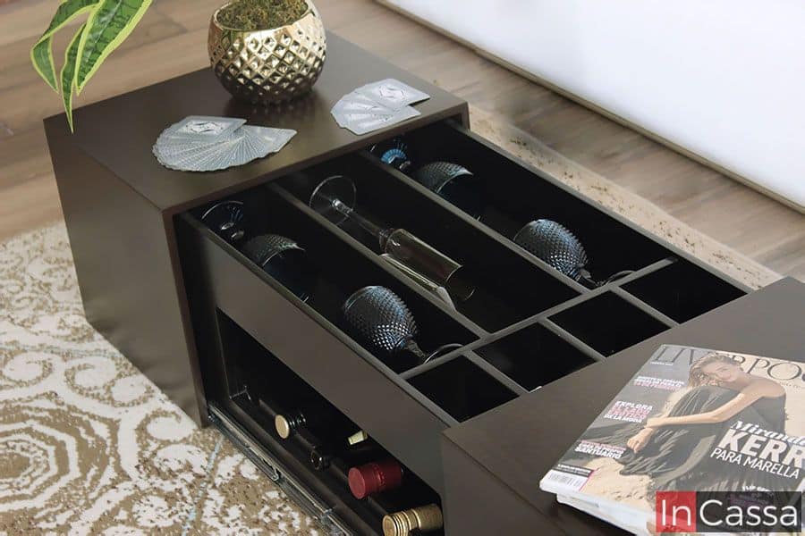 InCassa Muebles Edomex mueblería CDMX Mesa de Centro Cantina expandible Modelo GALWAY 6