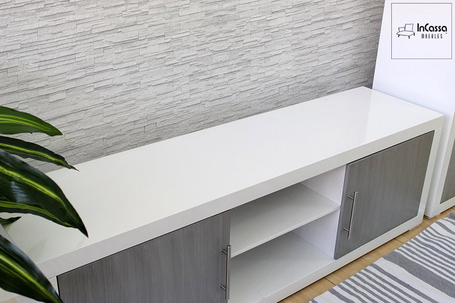 InCassa Muebles Edomex mueblería CDMX Centro de Entretenimiento Vintage Modelo GINEBRA 7