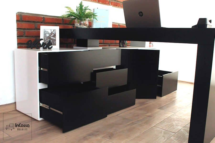 InCassa Muebles Edomex mueblería CDMX Escritorio Modelo GOMBE 8