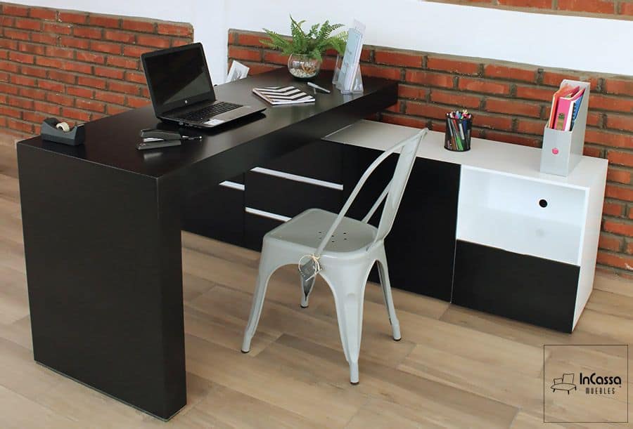 InCassa Muebles Edomex mueblería CDMX Escritorio Modelo GOMBE 2