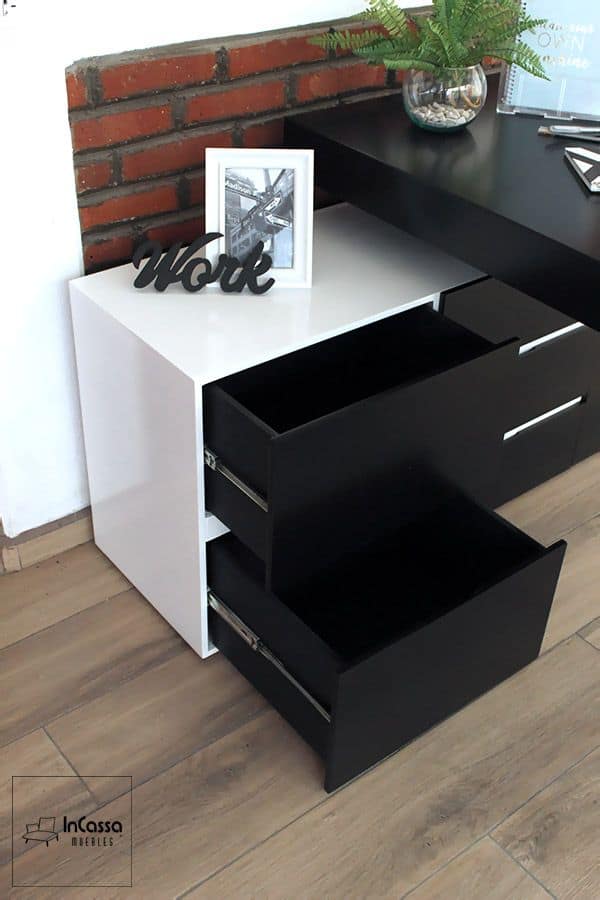 InCassa Muebles Edomex mueblería CDMX Escritorio Modelo GOMBE 3